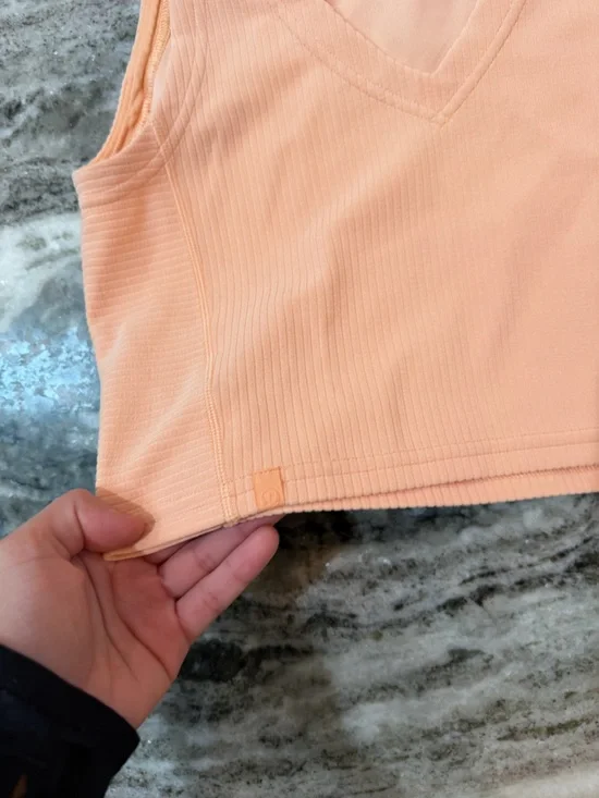 Lululemon Ribbed Softstreme Cropped Tank Top
Peach Bellini - Picture 4 of 7